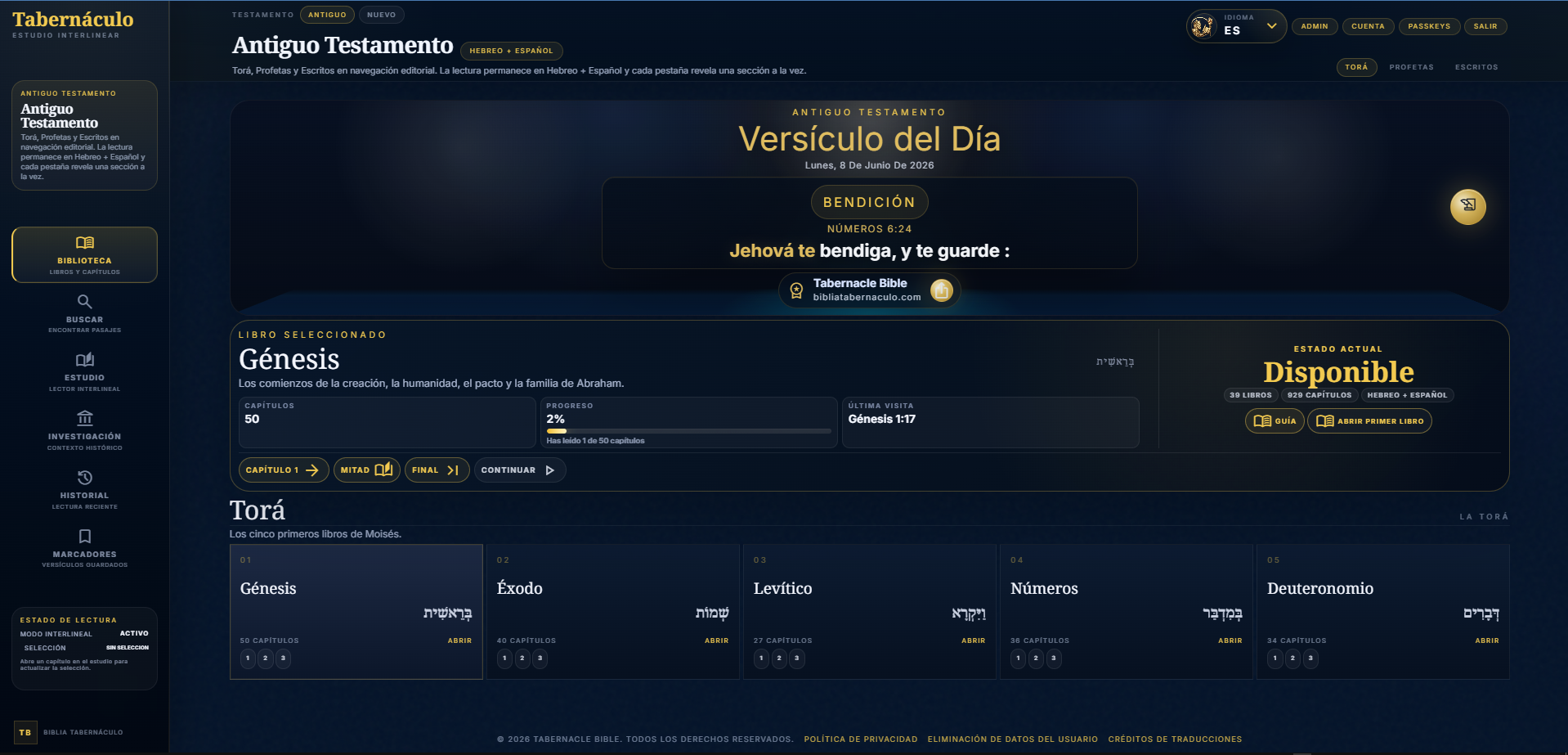 Biblia Tabern谩culo preview